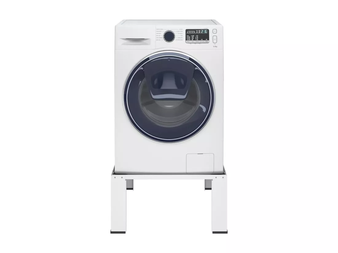 Socle pour machine à laver Blanc