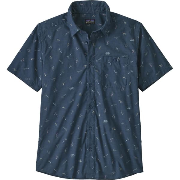 Chemise randonnée PATAGONIA M'S GO TO SHIRT COTTON BALL SURFERS:STONE BLUE