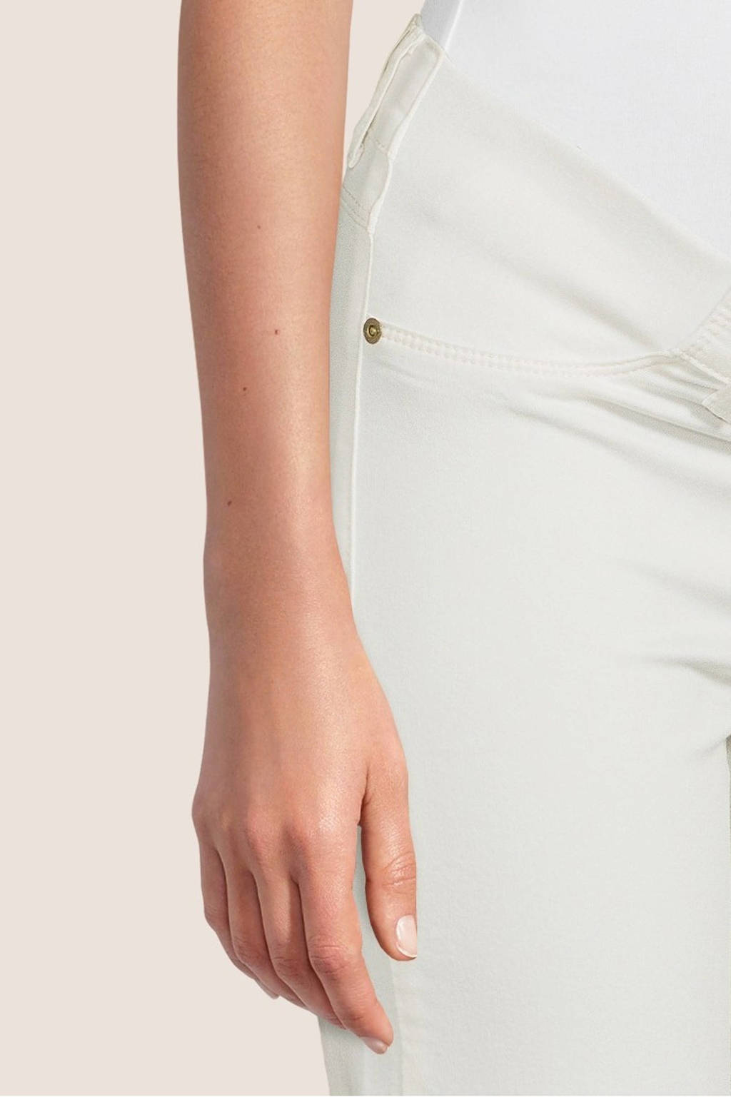 LOVE2WAIT low waist skinny broek Emerald wit