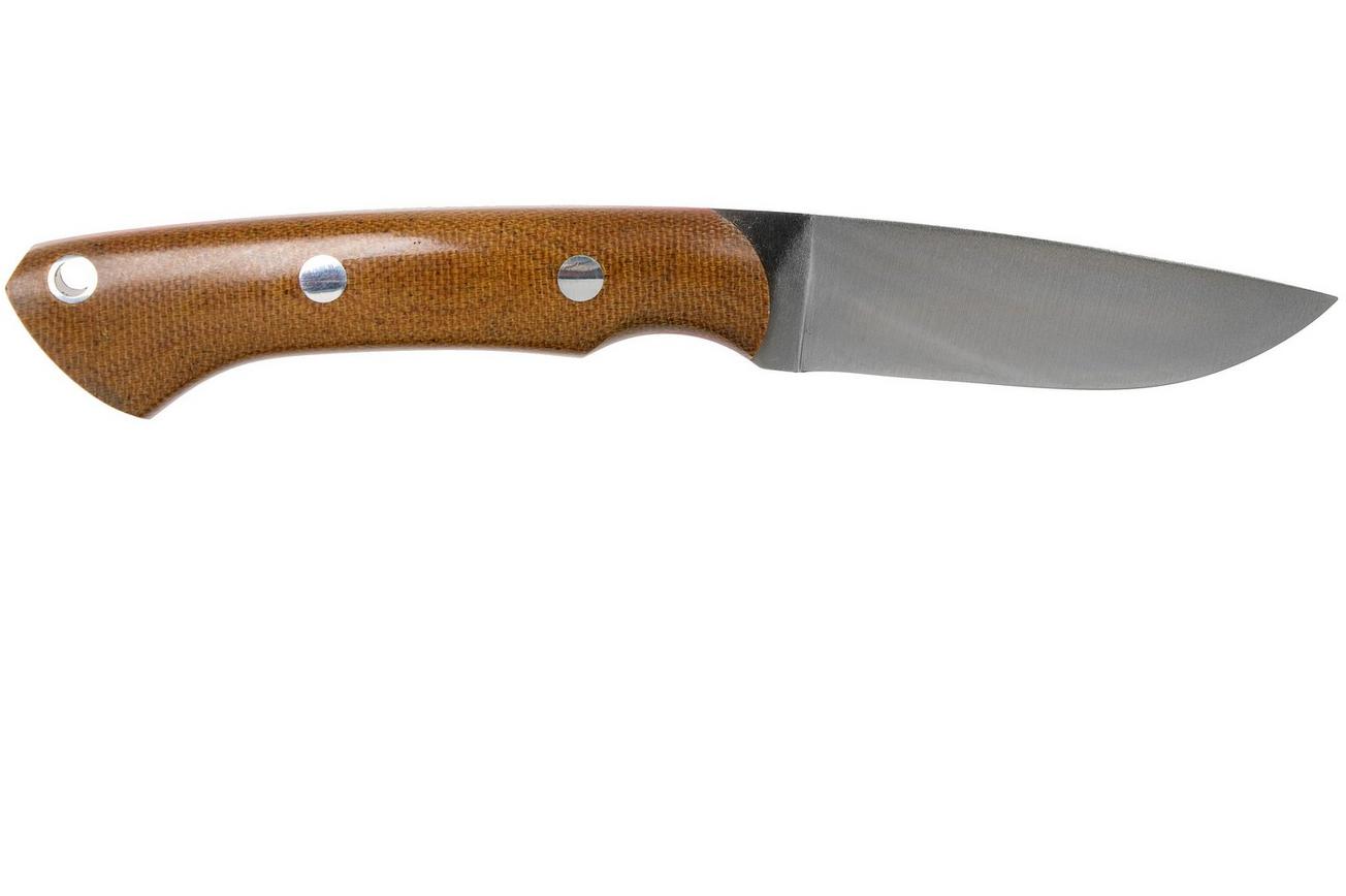 Bark River Featherweight Fox River CPM 3V Natural Canvas, Red liner jachtmes