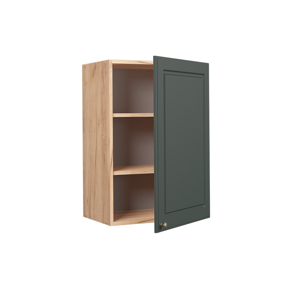 Vicco Hängeschrank Küchenschrank Küchenmöbel Fame-Line Eiche Grün-Gold Landhaus 50 cm Küche Einbauküche Hängeschrank Drehtür Einlegeboden Küchenzeile