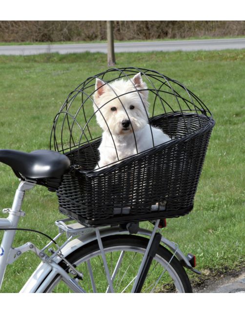 Trixie Fietsmand Voor Bagagedrager - Hondenfiets-accessoires - 35x49x55 cm Zwart