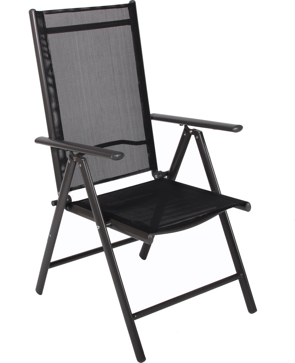 5-delige aluminium tuinset, zitgroep 140SW, zwart