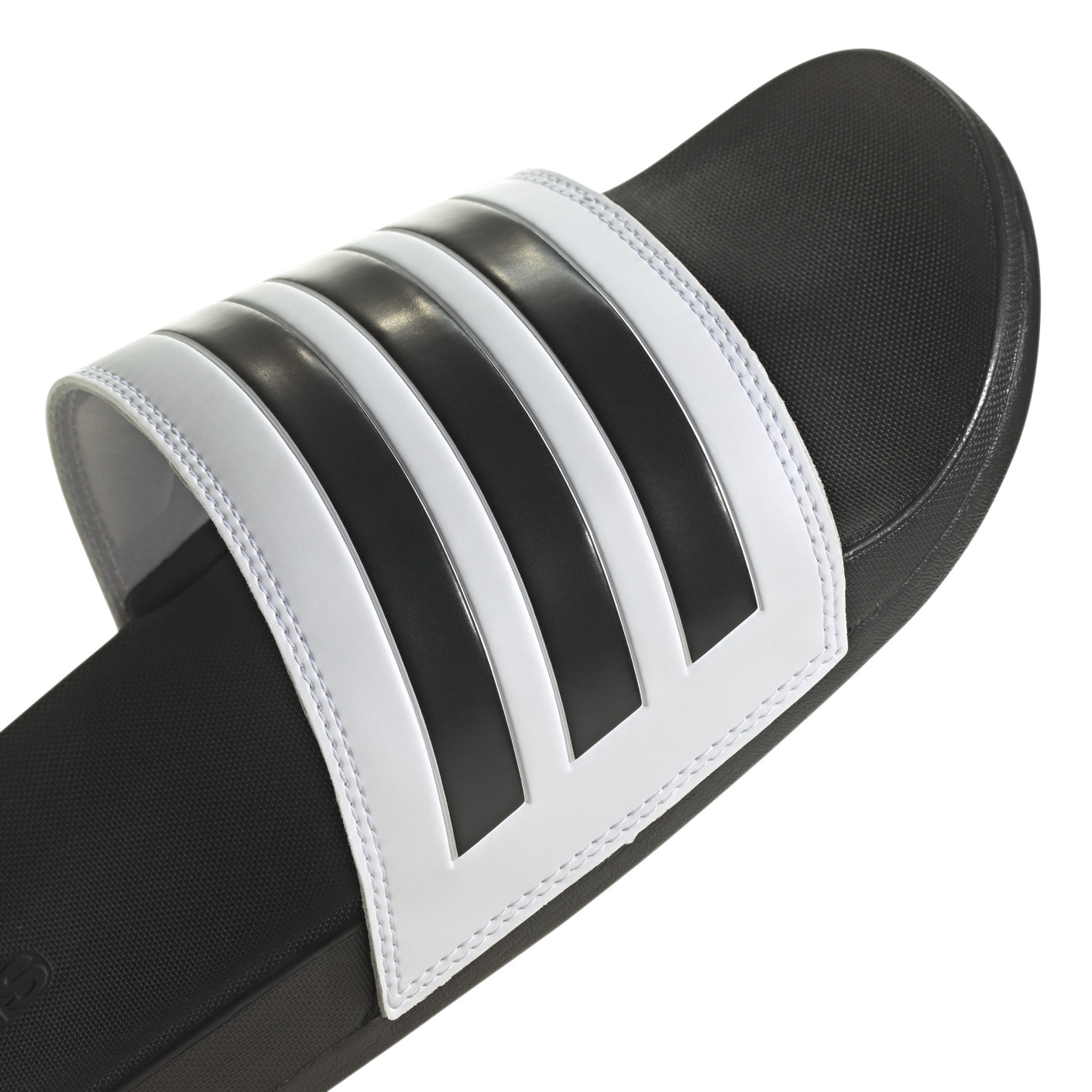 Adidas Adilette Comfort Slippers Zwart Wit Zwart