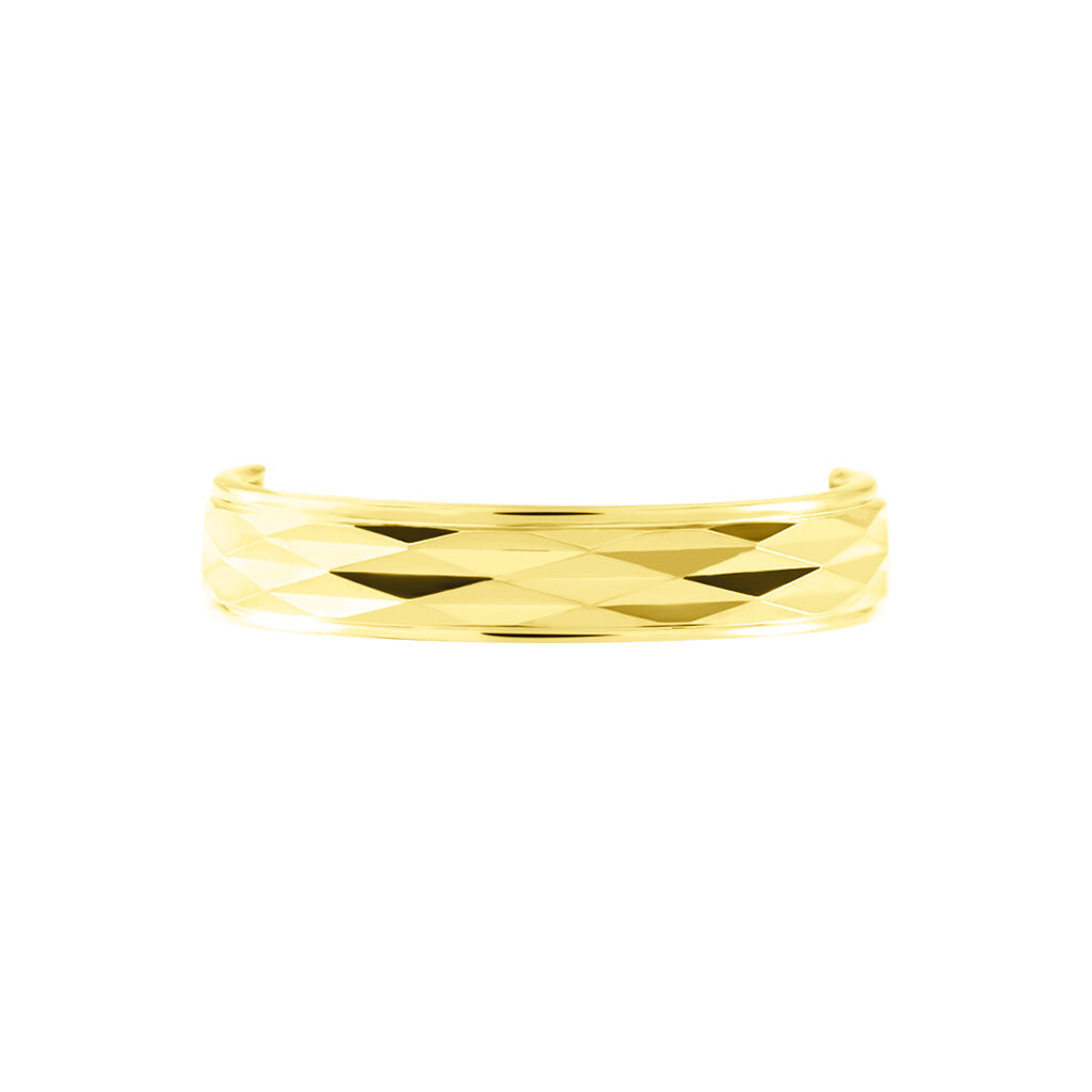 Alliance Harmonia Facetee Ruban Plat Or Jaune