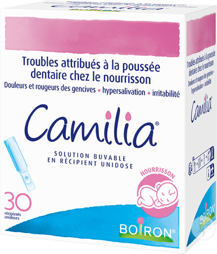 Boiron Camilia Troubles Dentition Nourrisson Solution Buvable Unidoses 30x1ml