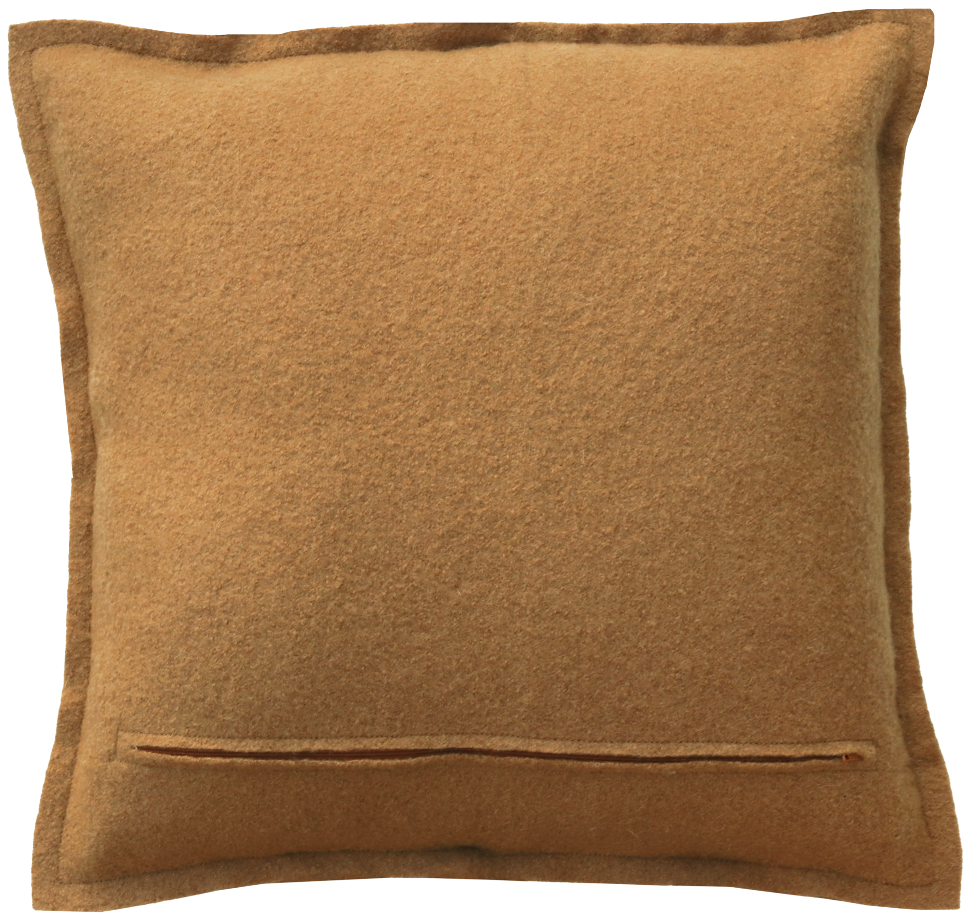 kussen boiled wool naad mocha mousse 49x49cm