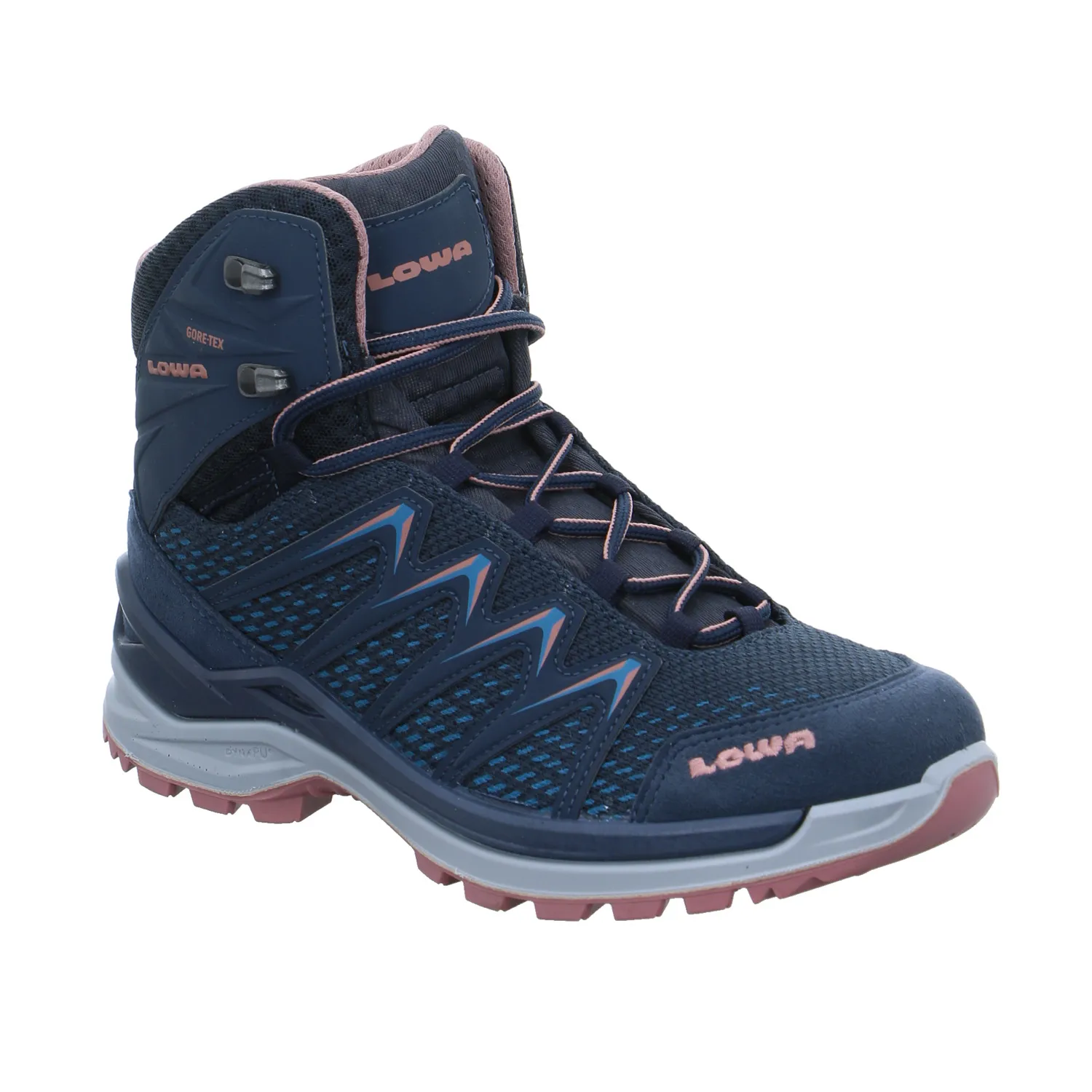LOWA Wander- Bergschuh Damen Navy Synthetik  Gore-Tex