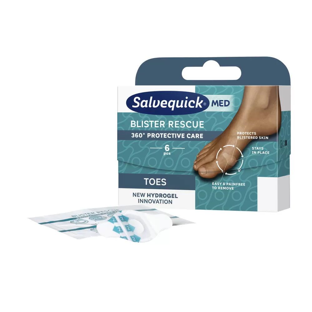 Salvequick Blister Rescue Tå - 6 stk.