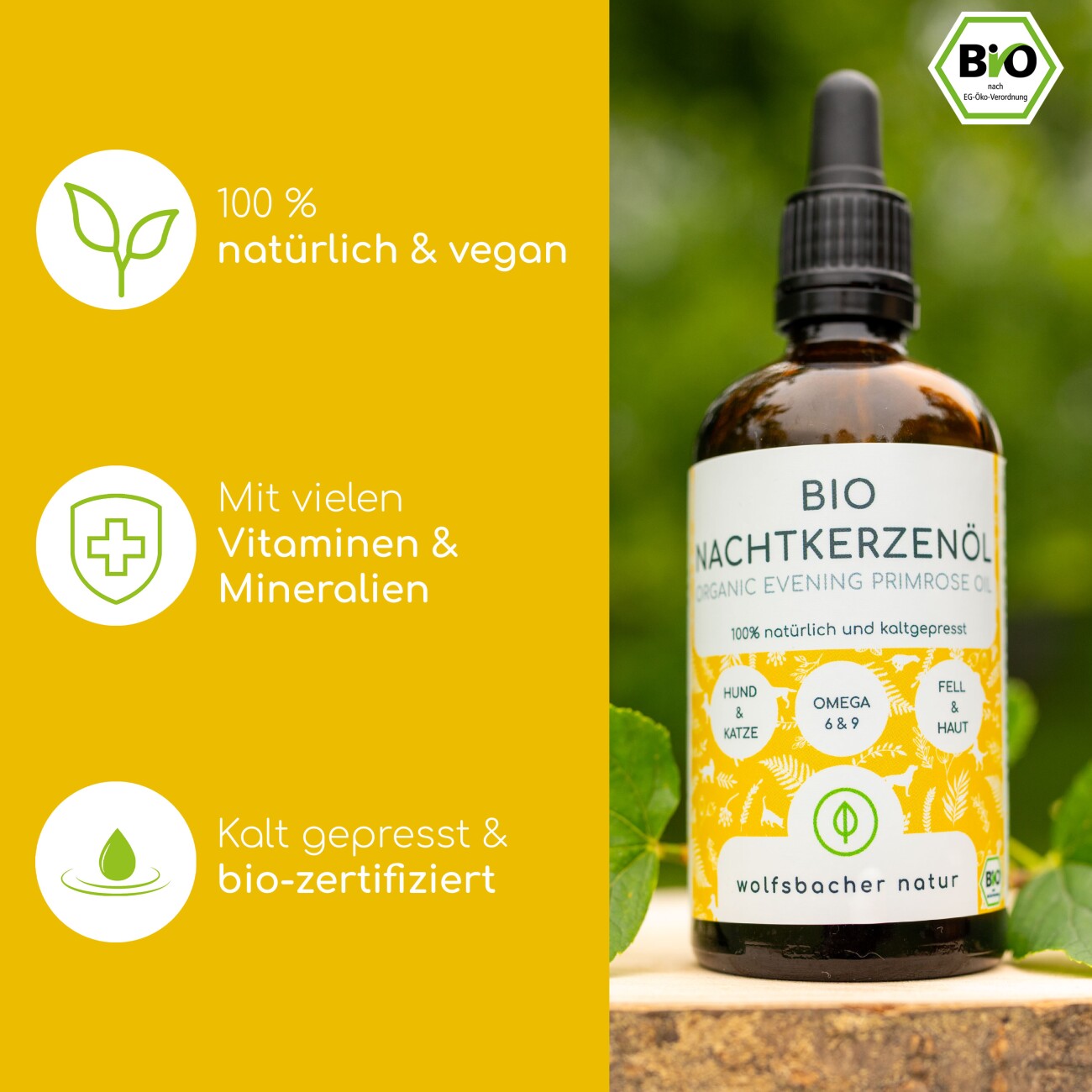 Wolfsbacher Natur Bio Nachtkerzenöl