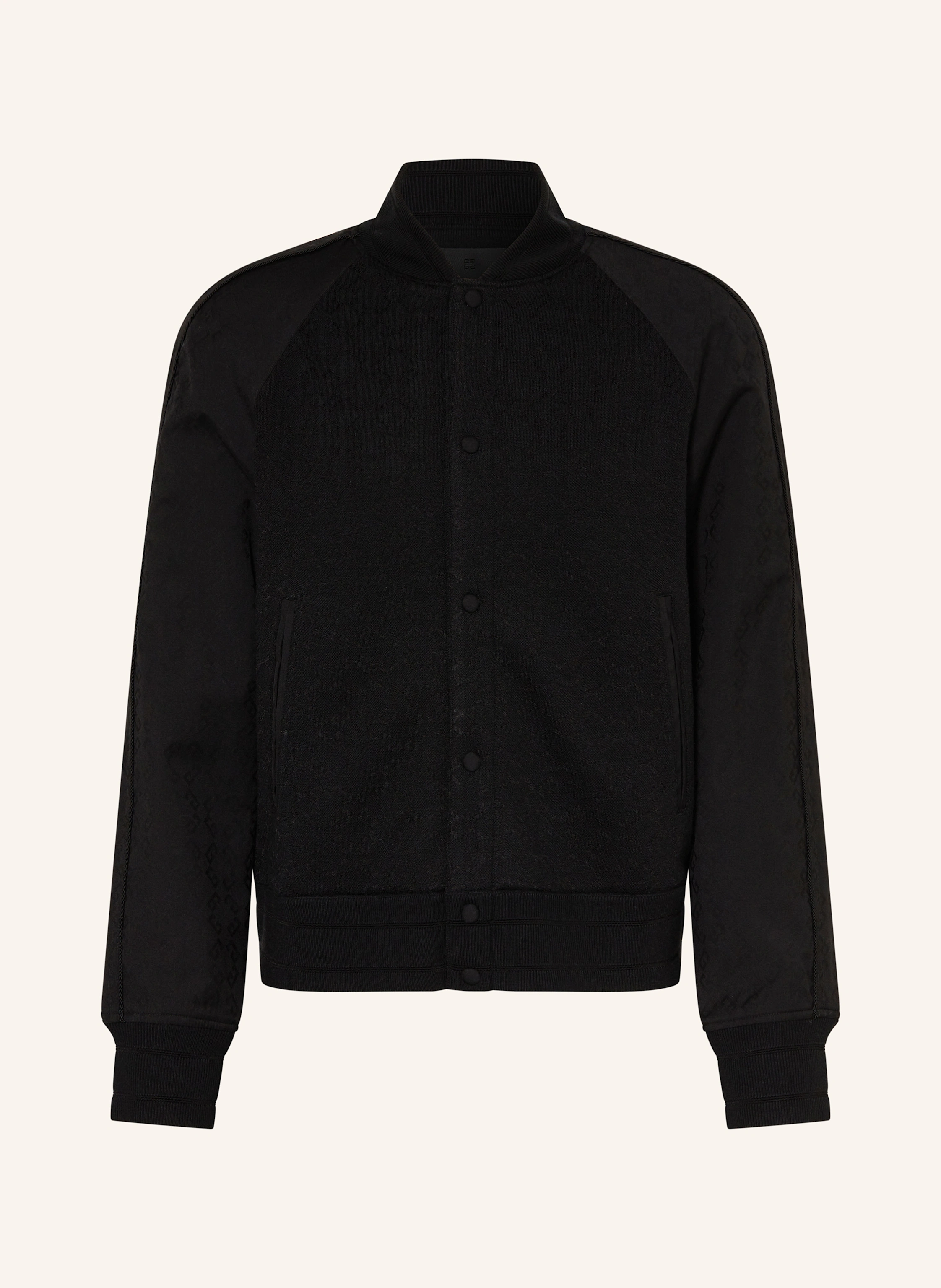 GIVENCHY Collegejacke im Materialmix