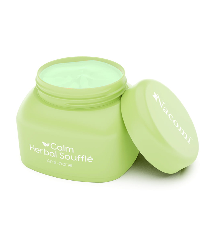 Nacomi - Creme hidratante anti-acne e minimizador de poros - Calm Herbal Soufflé