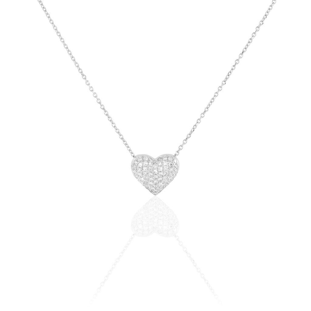 Collier Ti Amo Or Blanc Diamant