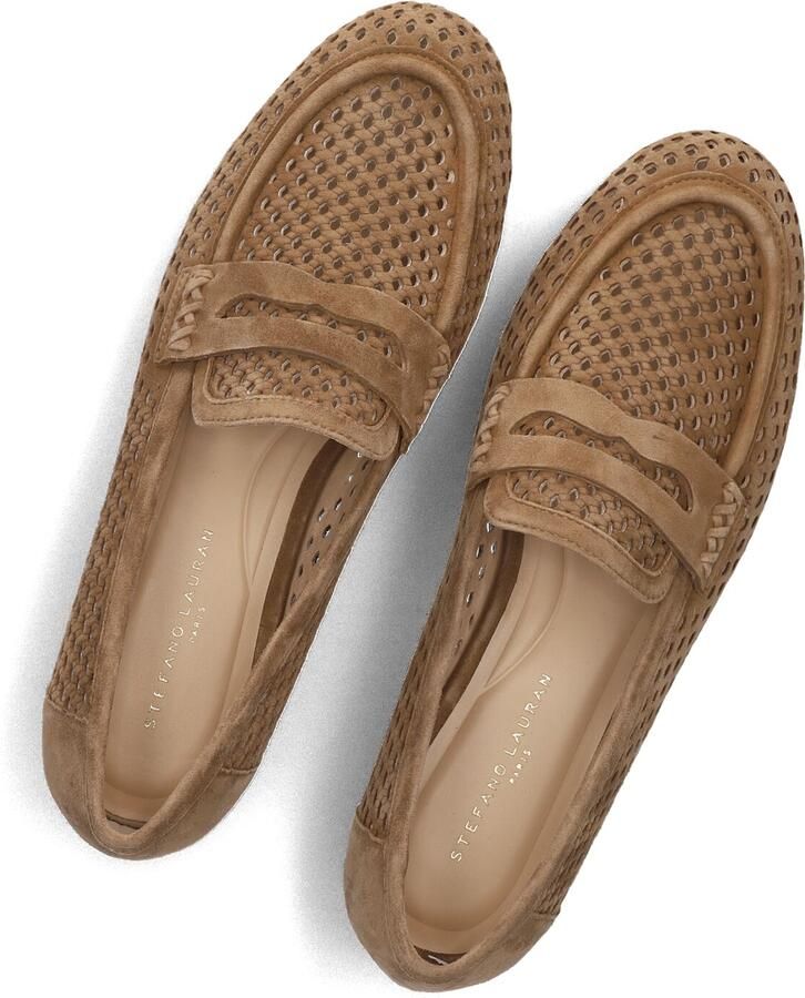 STEFANO LAURAN Loafers Dames P2570 Maat: 42 Materiaal: Suède Kleur: Camel