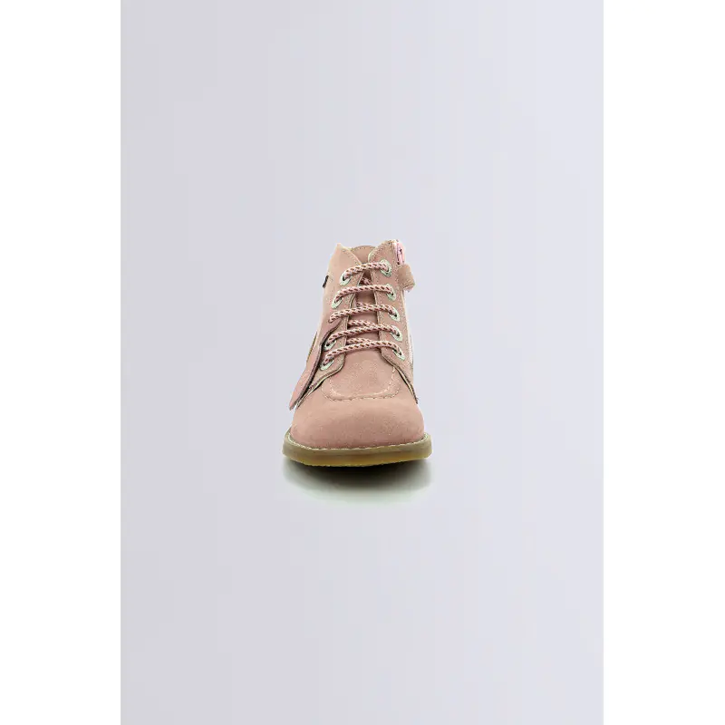 KOUKLEGEND X BONTON ROSE CLAIR CAMEL BOTTINES Cuir Fille