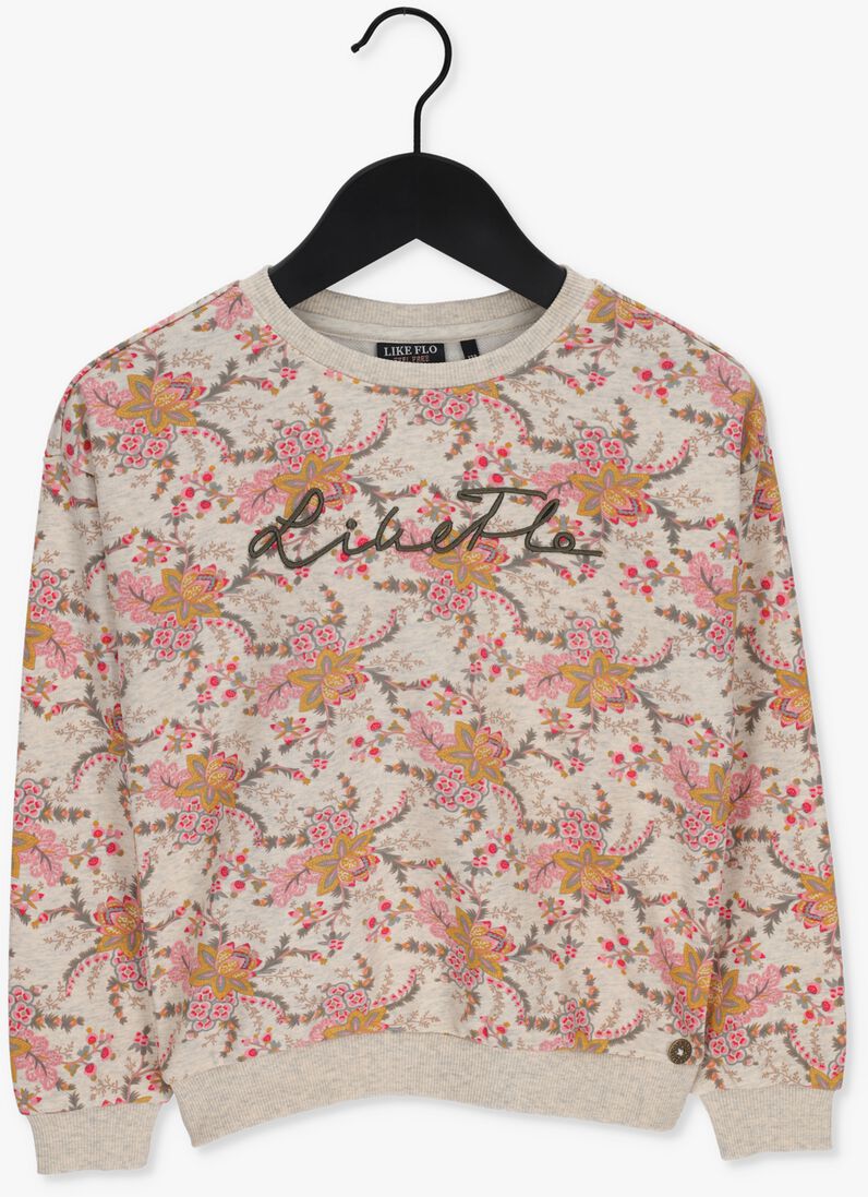 LIKE FLO roze like flo sweater f208-5320