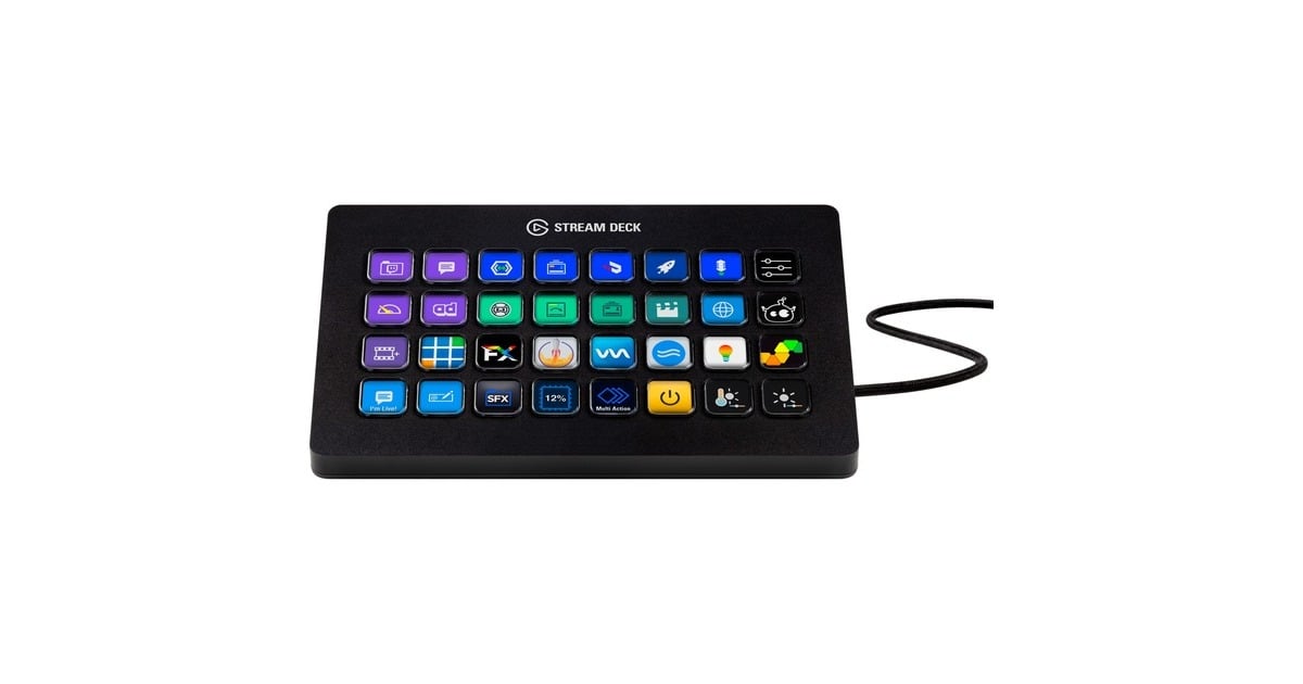 ElgatoStream Deck XL keypad  (Zwart)