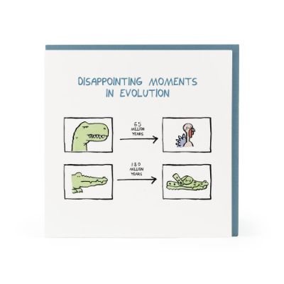 Moments In Evolution Greetings Card