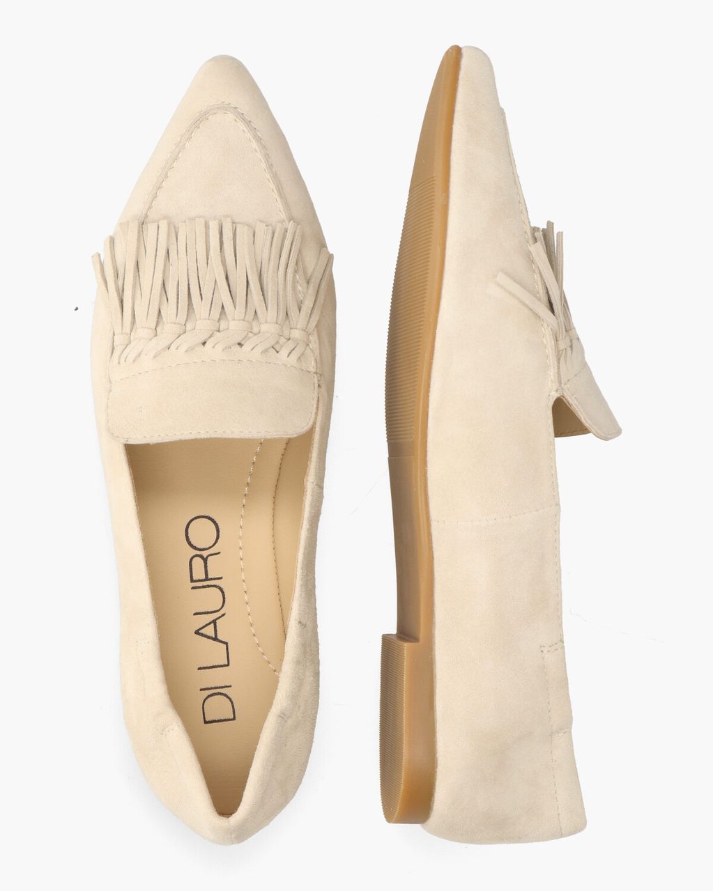 Di Lauro Onaya Ecru Damesloafers