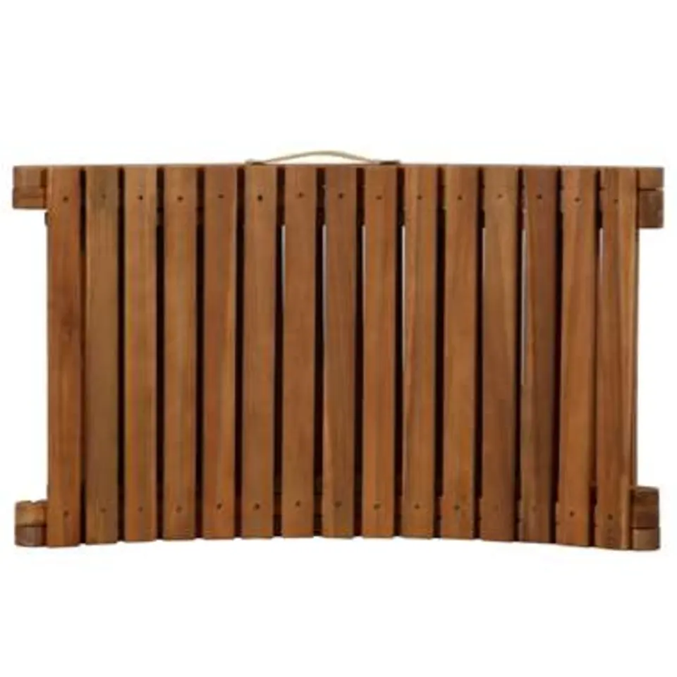 vidaXL - Ligstoel - Crème - Hout