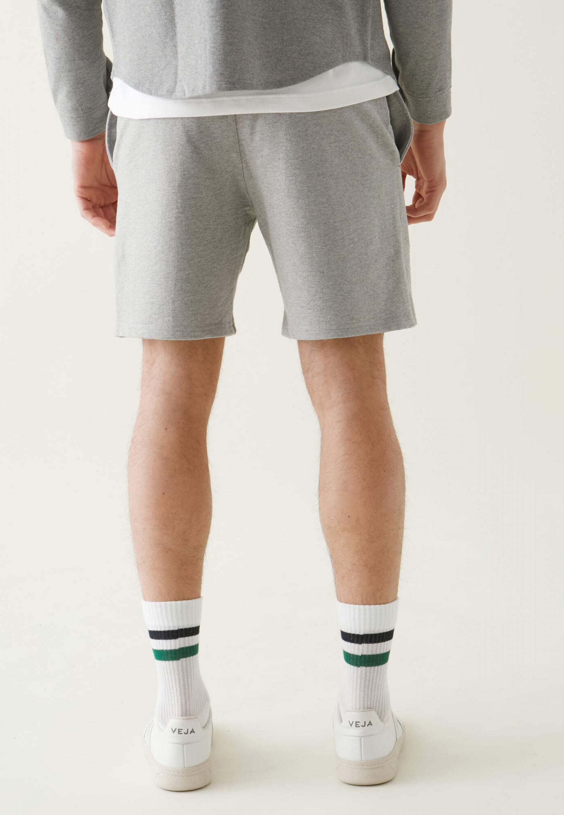 Short en molleton-Dany Gris Chiné