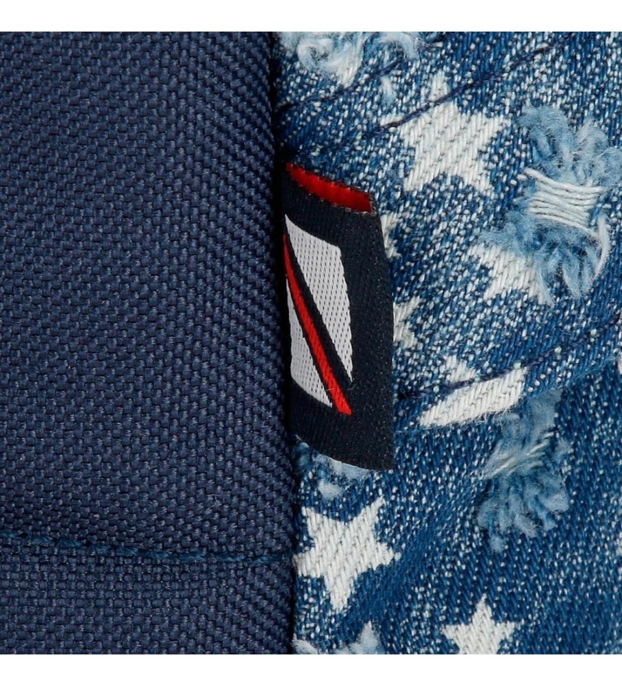 Pepe Jeans Mochila saco Pepe Jeans Denim Star  azul