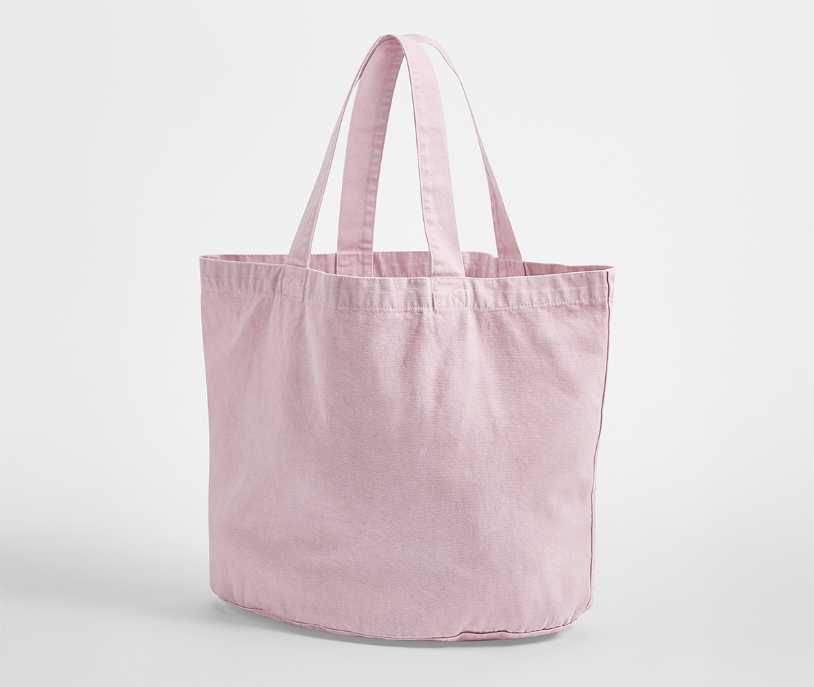 WESTFORD MILL WM345 - Sac shopping ovale en coton recyclé délavé