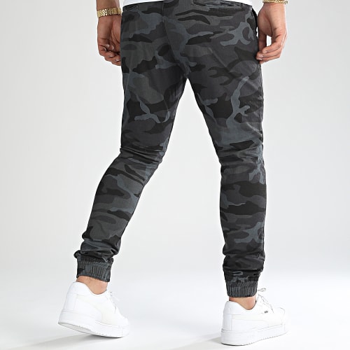 Jogger Pant Super Skinny 2475 Gris Anthracite Camouflage