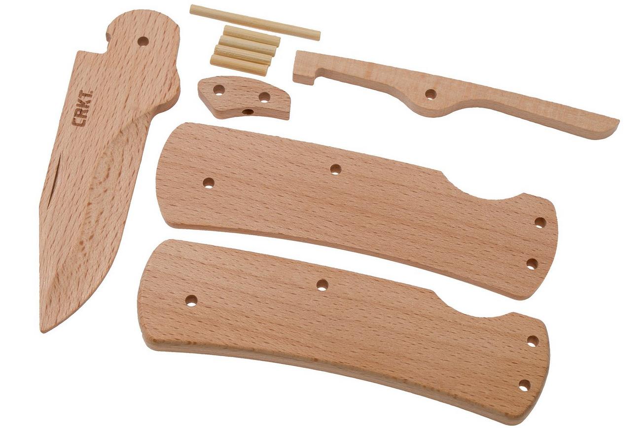 CRKT Nathan’s Knife Kit 1032 bouwpakket houten zakmes