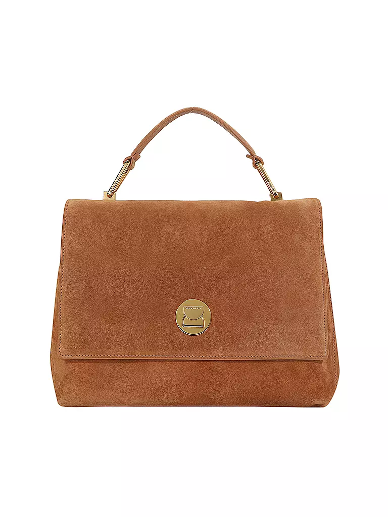 COCCINELLE Ledertasche - Henkeltasche LIYA  SUEDE camel