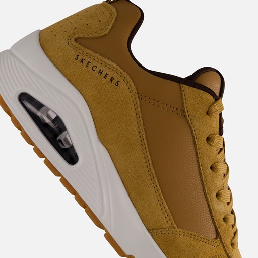 Skechers Uno Stacre Sneakers cognac Leer