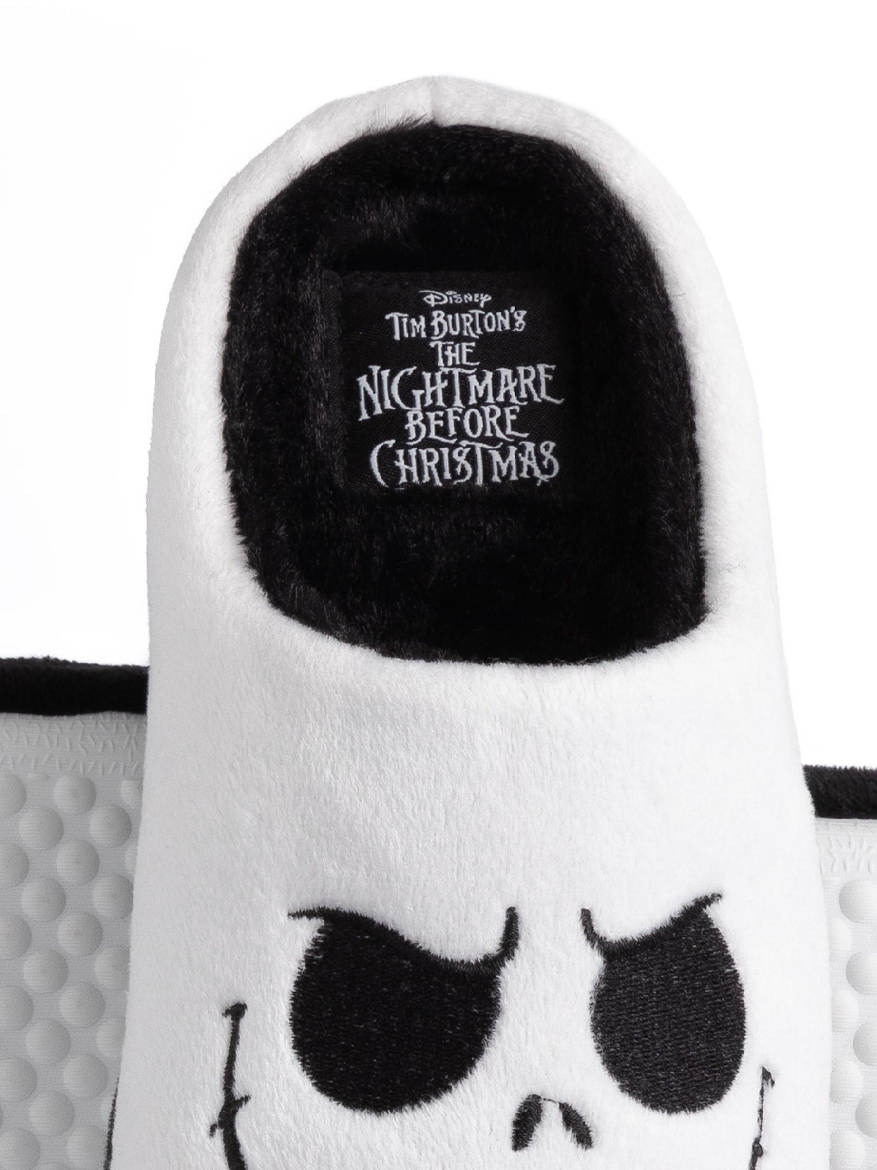 Wit met print van 'Nightmare Before' - Vanilla Underground Adult Winter Slippers