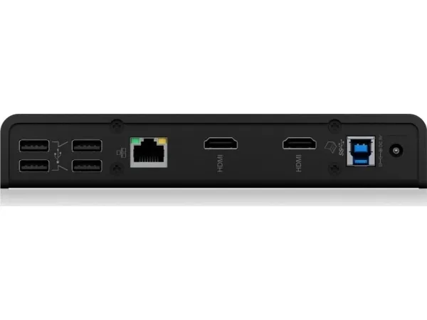 ICY BOX IB-DK2251AC - Dockingstation - USB-C / USB 3.0 - 2 x HDMI - 1GbE
