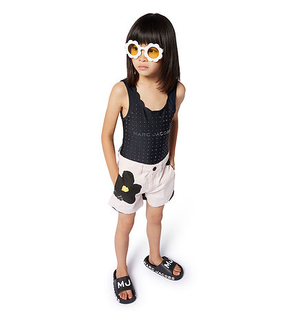 Little Marc Jacobs Badeanzug - Schwarz m. Strassstein