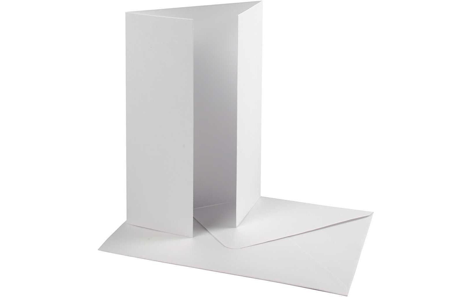Blankokarte 10.5 x 15 cm Crème, 10er SetKarten, 230 g