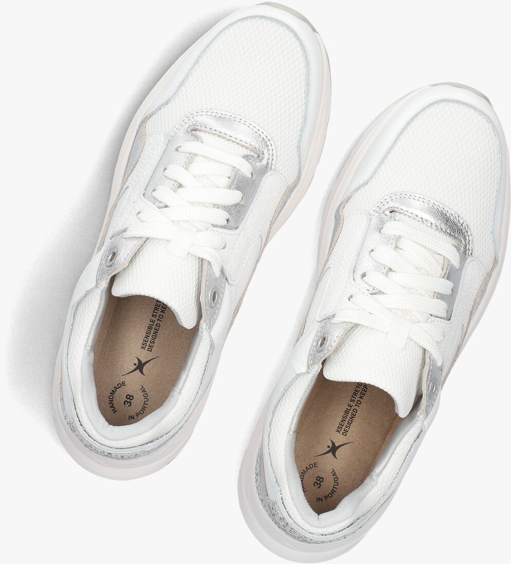 witte xsensible lage sneakers golden gate lady