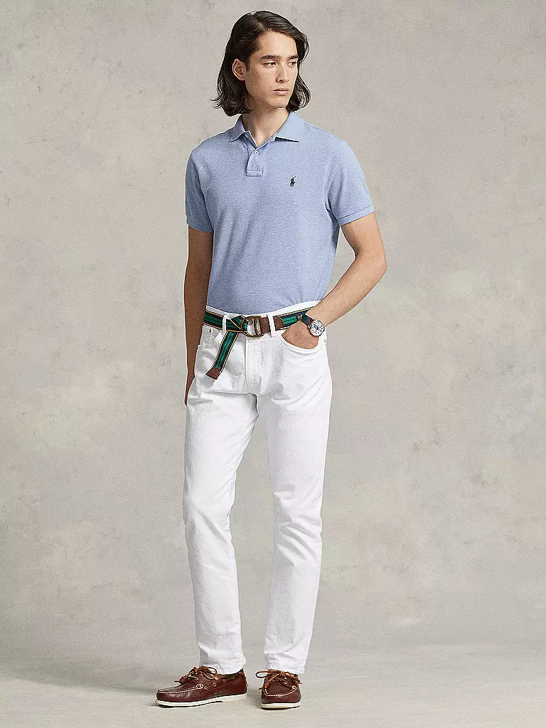 POLO RALPH LAUREN Poloshirt Custom-Slim-Fit blau