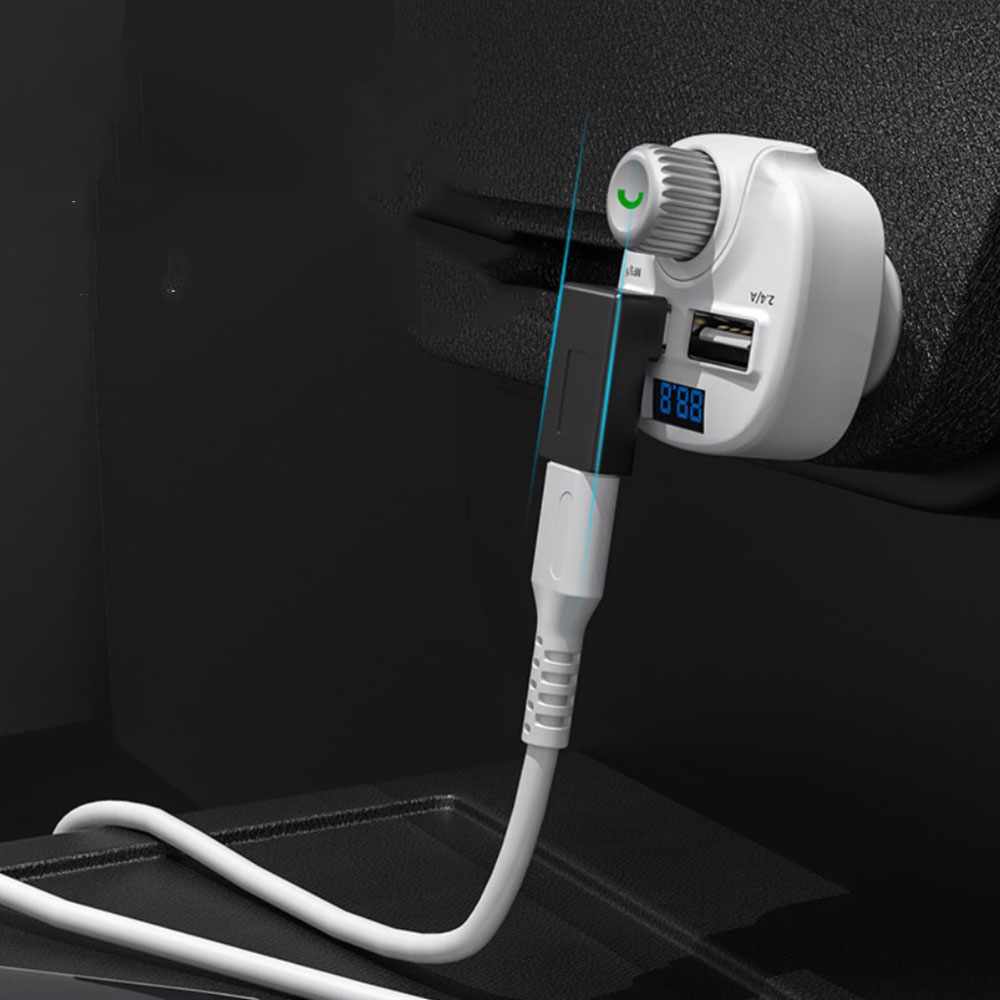 (2er Set) Enkay - USB C auf USB A Adapter 90 Grad-Winkel 5 Gbit/s (Winkel abwärts) - Schwarz