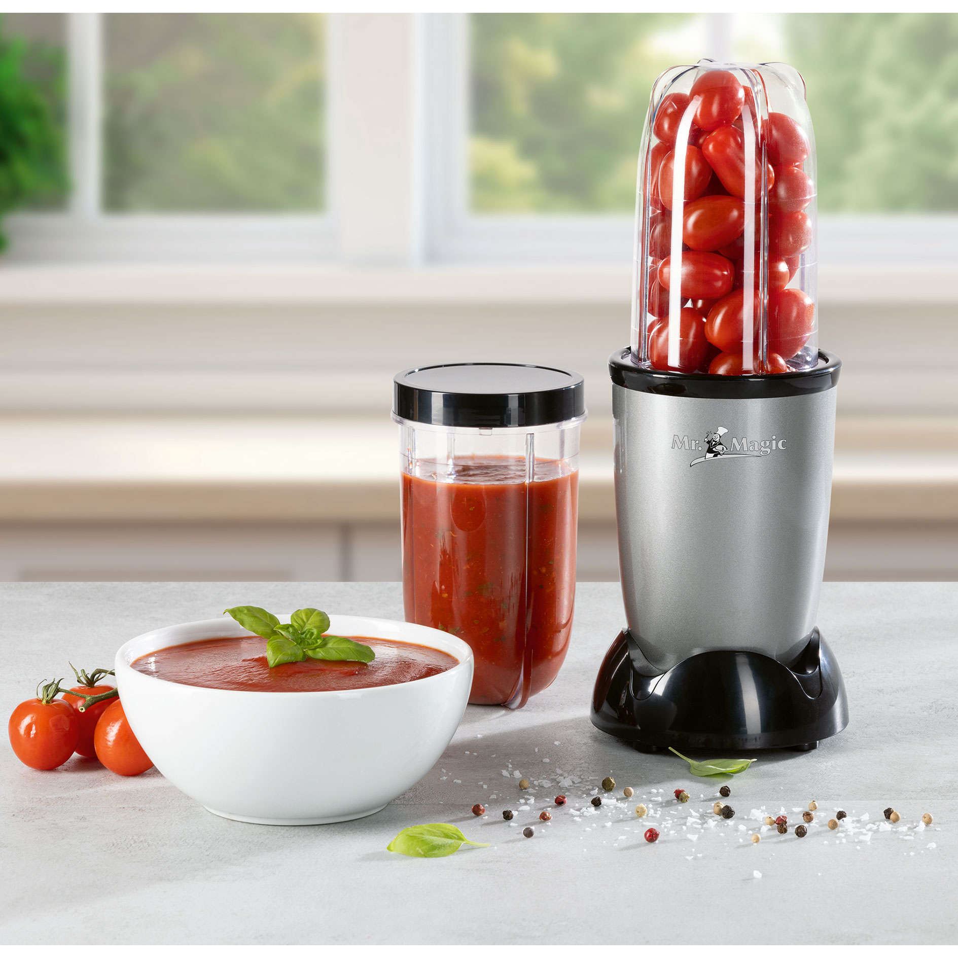 GOURMETMAXX Mixer-Set 13995 - schwarz -18-teilig