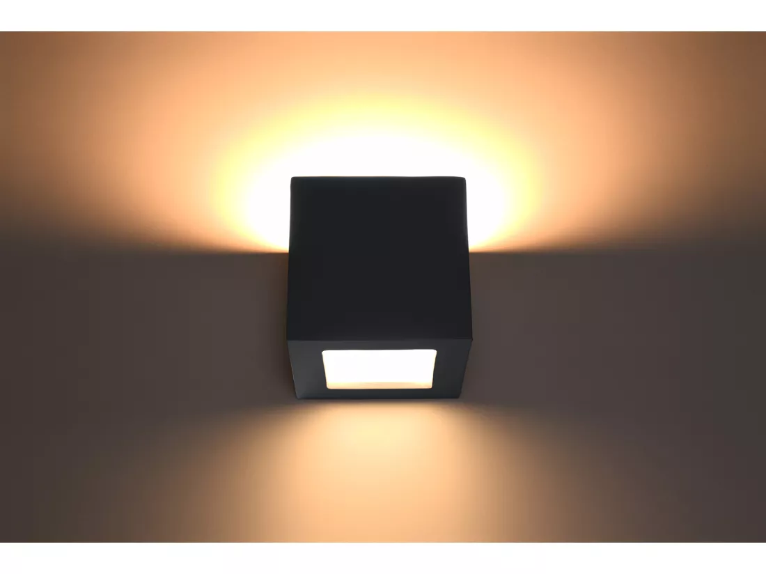 Sollux LEO Appliques Up & Down Noir E27