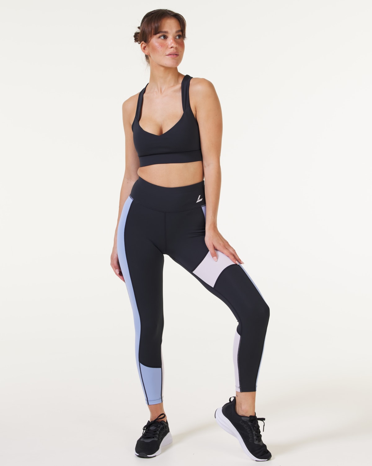 LEVITY Arya Tights Black\Purple