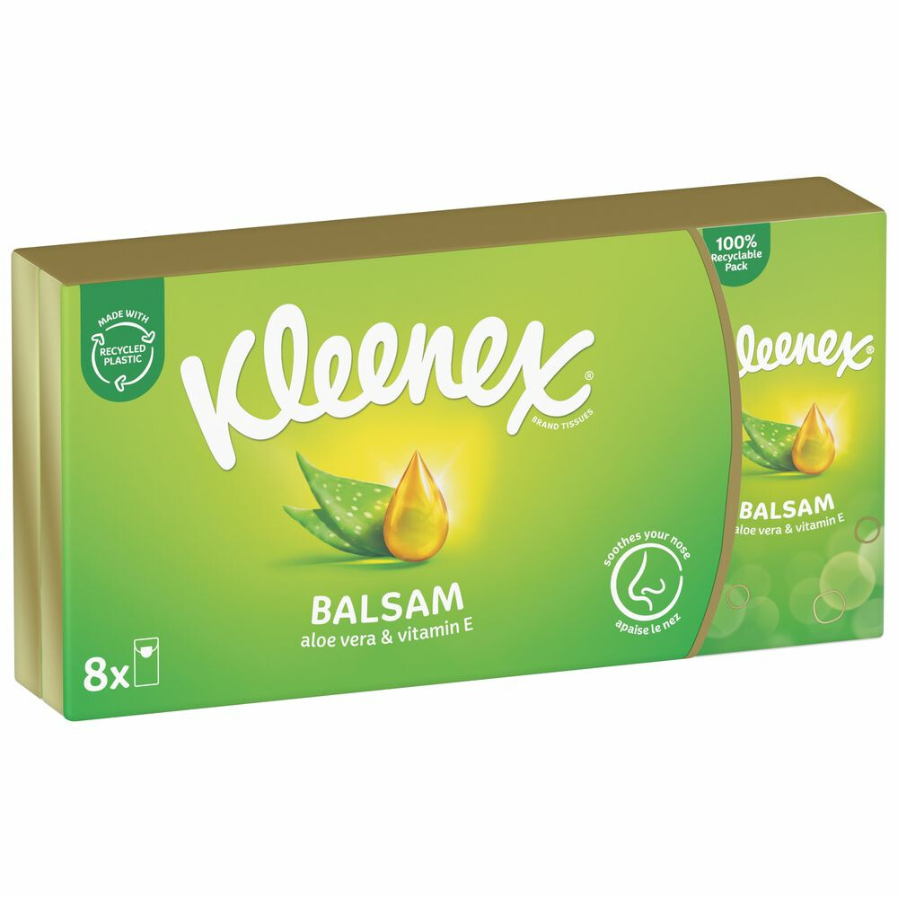 10x Kleenex Balsam Tissues8 stuks