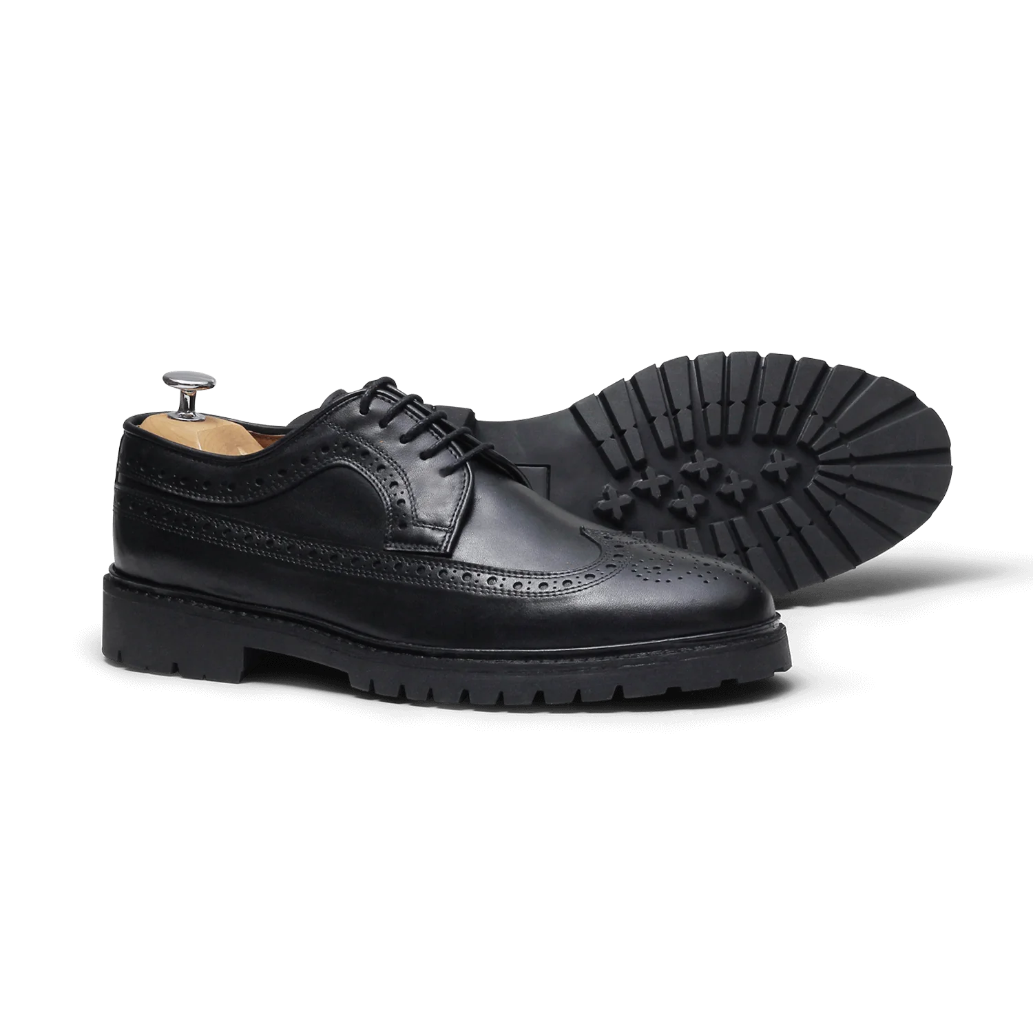 Robin-Derby en cuir noir