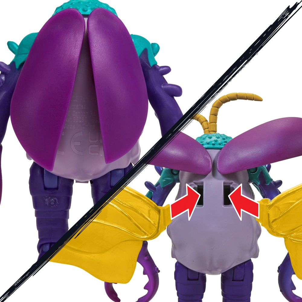 Teenage Mutant Ninja Turtles Mutant Mayhem 10cm Figur - Scumbug the Unmin
