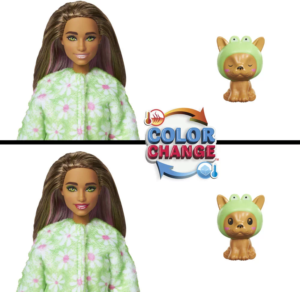 BARBIE® - POUPEE BARBIE CUTIE REVEAL - CHIEN GRENOUILLE