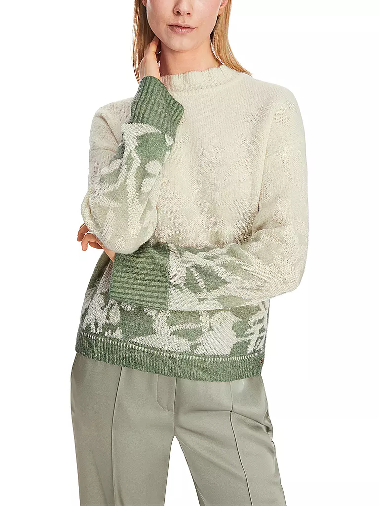 MARC CAIN Pullover grün