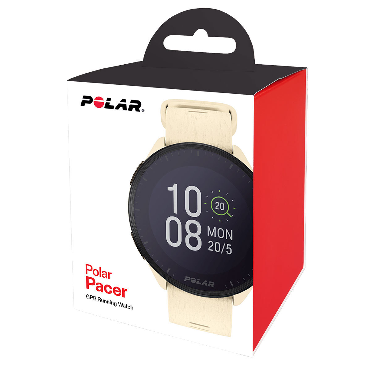 Polar Pacer Sporthorloge Wit S-L