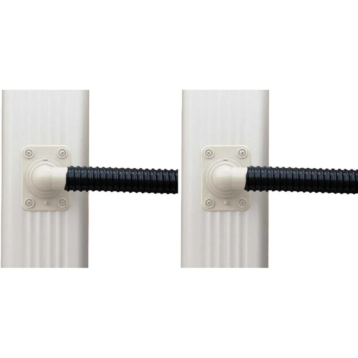 Optimo Collecteur d'eau sable 80x100 mm (lot de 2) - Rectangulaire