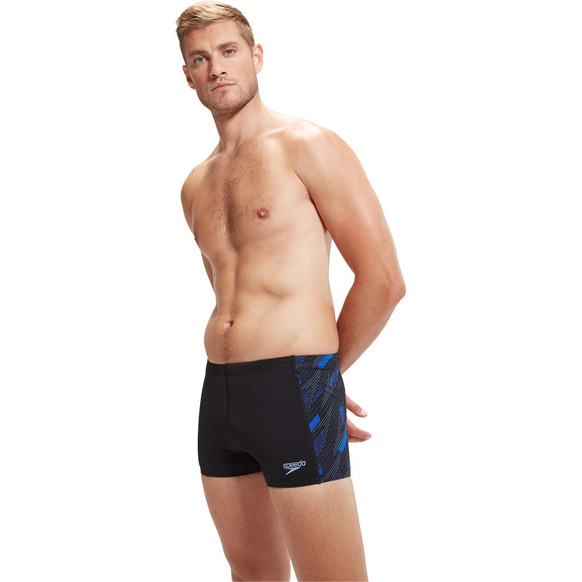 Speedo HyperBoom Panel Aqua Badebukser Herre