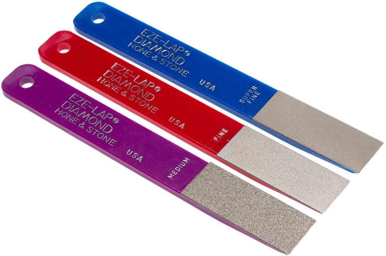 EZE-LAP Diamond Hone & Stone diamantvijlen, set van 3, LPAK
